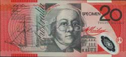 Australia Reserve Bank 20 Dollars ND (1994-1996) Pick 53s McDS32